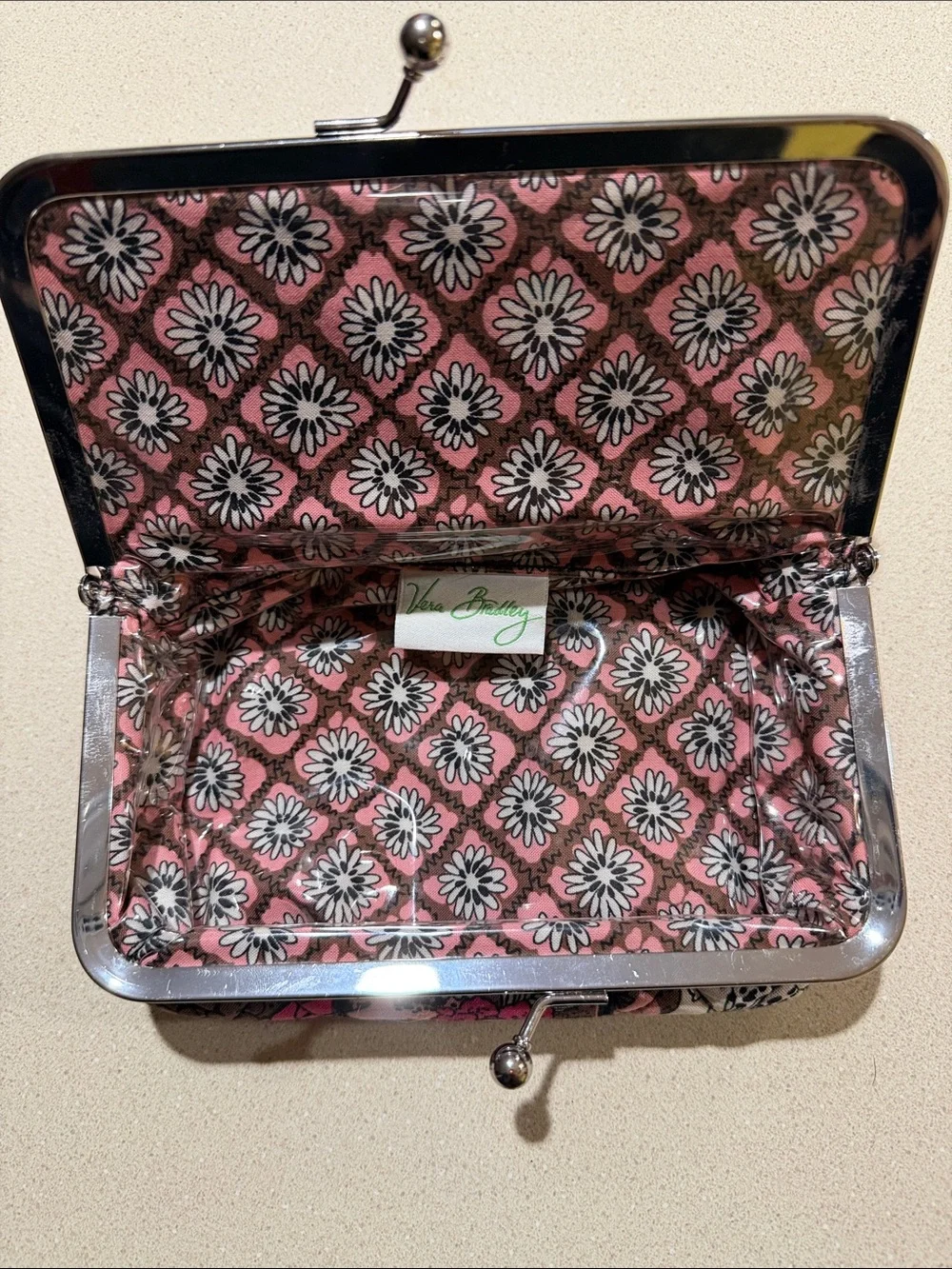 Vera Bradley quilted cosmetic